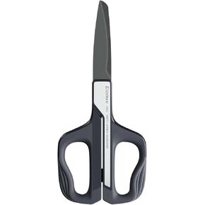 Comix 7-Inch Craft Scissors, Stainless Steel Blades, Ergonomic Handles, Ideal for Arts, Crafts and Office Use, Blue & Silver