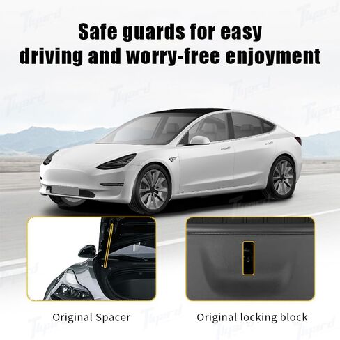Power Frunk Soft Closing Lock for Power Frunk Soft Closing System Tesla Model Y with Electric Auto Suction Function Makes Your Front Trunk More Convenient and Safe 2020-2024 in Saudi Arabia