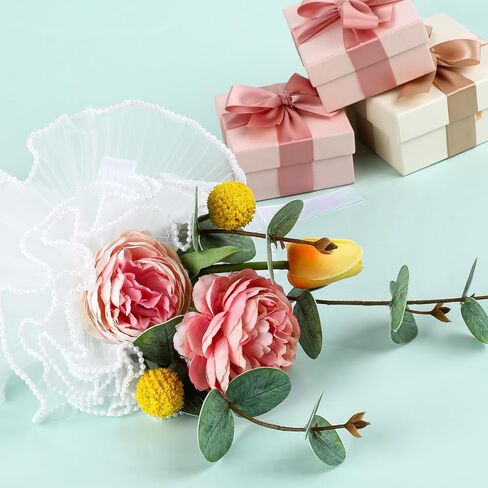 2Pcs 4.37 Yards White Flower Wrapping Mesh Paper Pearl Edge Bouquet Packaging Wrinkled Translucent Floral Wrapping Mesh Paper for Flower Bouquet DIY Crafts Decorations in Saudi Arabia