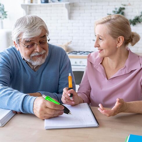 Sibba ثقيلة أرجل الحبر أقل 3 أجهزة كمبيوتر كبيرة من الدهون الدهون المساعدات كبيرة قبضة أقلام الدهون مستلزمات 18 pcs لإعادة تعبئة هزة هزة النفق الرسغي الضعيف المكتب الضعيف اليد (الأزرق الأحمر الأسود) in Saudi Arabia