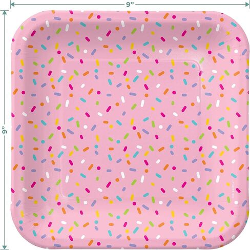 HOME & HOOPLA Retro Party Supplies - Roller Skate Shaped Paper Dessert Plates for 16 Guests in Saudi Arabia