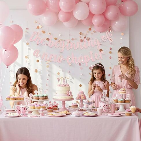 Beishida بداية لافتة الفصل الجديدة ، وداع Book تحت عنوان الحفلات Houswarming ، تهنئة الزخارف ، Going Party Garland ، علامة التخرج 2025 لافتة ، لوازم التقاعد ، الوردي الفاتح in Kuwait