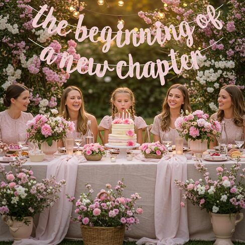 Beishida بداية لافتة الفصل الجديدة ، وداع Book تحت عنوان الحفلات Houswarming ، تهنئة الزخارف ، Going Party Garland ، علامة التخرج 2025 لافتة ، لوازم التقاعد ، الوردي الفاتح in Kuwait