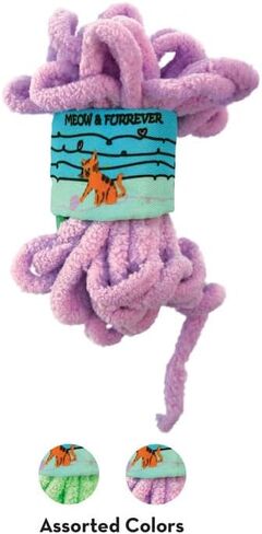 KONG Active Cat Toys – 2 Pack – Durable Interactive Cat Toy Set for Indoor Cats – Promotes Exercise, Hunting Instinct & Play (Scrunchie/Pull-A-Partz Yarnz) in Saudi Arabia