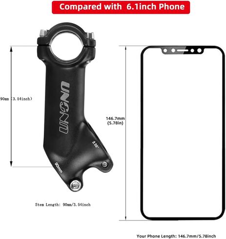 BESNIN MTB stem 35 Degree Bike Stem, 31.8mm 70mm MTB Stem Mountain Bike Handlebar Stem for Bicycle, Road Bike, MTB, BMX, Cycling (31.8 * 70mm) in Kuwait