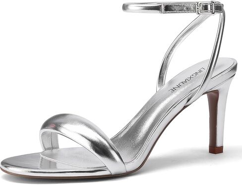 Gold Heels for Women Open Toe Strappy High Heels Sandals Fashionable Elegant Sexy Shoes Size 9.5 in Saudi Arabia