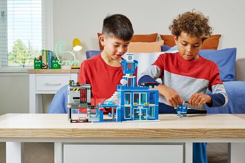 MAX Adventure Police Headquarters Playset (822 Pieces) Building Bricks Toys for Kids 5+ Create Vehicles and More UNbox Discover in Saudi Arabia
