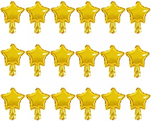 5 Inch Green Star Shape Small Mylar Balloons Mini Foil Balloon for Birthday Baby Shower Christmas Party Decoration (Green Star, 50pcs) in Kuwait