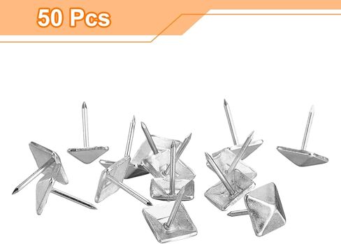 uxcell Upholstery Tacks Nail Pins Furniture, 100Pcs 12x17mm Thumb Tack Pins Assortment Kit Carbon Steel for Home Sofa DIY Decorative Nail Heads Nails, Red Bronze in Saudi Arabia