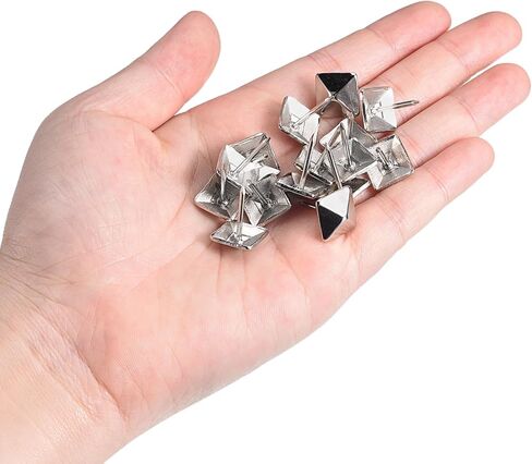 uxcell Upholstery Tacks Nail Pins Furniture, 100Pcs 12x17mm Thumb Tack Pins Assortment Kit Carbon Steel for Home Sofa DIY Decorative Nail Heads Nails, Red Bronze in Saudi Arabia