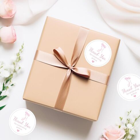 Pink Bow Thank You Stickers - Anwyll 60Pcs 2In Cute Bowknot Thank You Party Favor Stickers Self-Adhesive Thanks for Celebrating with Us Sticker Baby Shower Thank You Sticker for Girl Wedding Birthday in Saudi Arabia