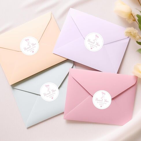 Pink Bow Thank You Stickers - Anwyll 60Pcs 2In Cute Bowknot Thank You Party Favor Stickers Self-Adhesive Thanks for Celebrating with Us Sticker Baby Shower Thank You Sticker for Girl Wedding Birthday in Saudi Arabia