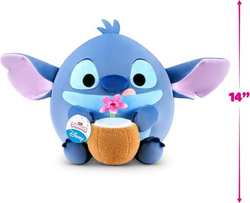Snackles Disney 14-inch Plush (Stitch) by ZURU, Plush with Snack Accessory in Saudi Arabia
