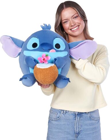 Snackles Disney 14-inch Plush (Stitch) by ZURU, Plush with Snack Accessory in Saudi Arabia