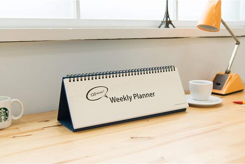 Undated Desk Weekly Daily Calendar Planner, Scheduler Memo Pad, Appointment Book, 11.8 x 4 Inches in Saudi Arabia