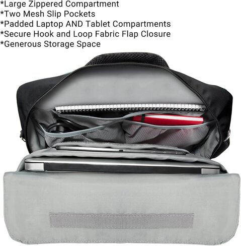 Slim 2-in-1 11 12-inch Laptop Bag for Dell 3195 11.6", Chromebook 11 3189 3180 3110 3140, XPS 13 9310 9305 9315 9320 (Black) in Kuwait