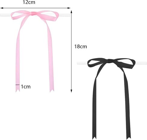 50pcs Pink Bows Cake Topper for Party Decorations Satin Ribbon Twist Bow for coquette Birthday Bridal Baby Girls Shower Wedding Crafts and Gift Wrapping Decor (5 x 7 Inches) in Kuwait