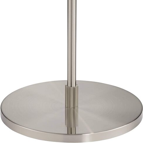 Possini Euro Design Raymond Modern Arc Floor Lamp 69" Tall Warm Gold Metal Adjustable Boom Arm White Linen Drum Shade Decor for Living Room Reading House Bedroom Home Office House in Saudi Arabia