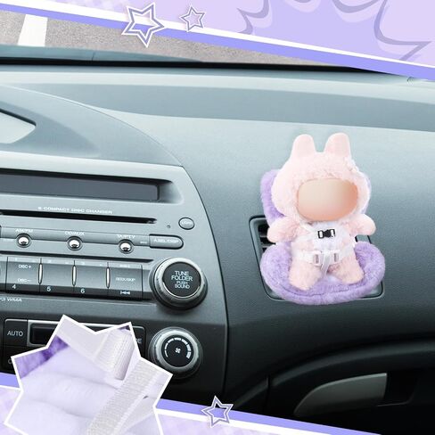 Car Seat for 17cm Dolls Seats for Accessories Car Ornament for Blind Box Doll Fans, Collectors(Purple) in Saudi Arabia
