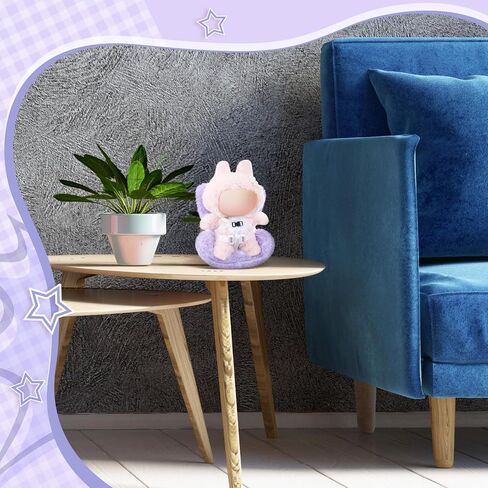 Car Seat for 17cm Dolls Seats for Accessories Car Ornament for Blind Box Doll Fans, Collectors(Purple) in Saudi Arabia