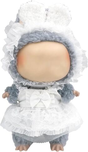 Clothes for Labubu, 17cm Doll Clothing Outfit Accessories for LABUBU, No Doll Included (Green) in Saudi Arabia