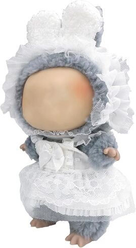 Clothes for Labubu, 17cm Doll Clothing Outfit Accessories for LABUBU, No Doll Included (Green) in Saudi Arabia