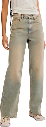 Free People Women's Tinsley Baggy High-Rise Skinny, Ripper 29 in Saudi Arabia