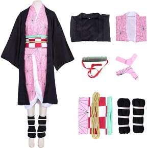 Nezuo-ko Cosplay, Nezuo-ko Kimono Set for Women Halloween Party Costume Anime Halloween Costume Women