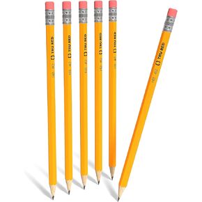 TRU RED Staples TR58564 Pre-Sharpened Wooden Pencil, 2.2mm, #2 Lead