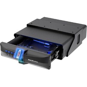 Drawer Safe with Super Biometric Finger Vein Recognition Lock for Two Pistols Storage Safe Quick Access with Biometric Fingerprint Under Desk Drawer Gun Safe for Home and Vehicle