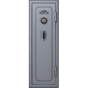 Wasatch 18-Gun Fireproof and Waterproof Safe with Electronic Lock, Gray (18EGW)