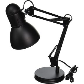 Boston Harbor TL-WK-134E-BK-3L Architect Swing Arm Desk Lamp, 17.3" x 15.9" x 13", Black
