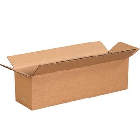 Aviditi Corrugated Cardboard Shipping and Mailing Boxes, 14" L x 4" W x 4" H, Brown/ Kraft, Easy-to-Assemble, Great for Small Businesses (Pack of 25)