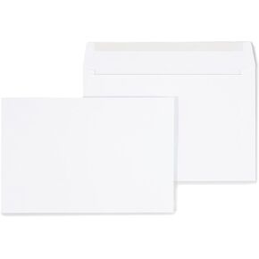Staples Gummed Booklet Envelopes, 6-inch x 9-inch, White, 500/Carton (ST472852-CCVS)