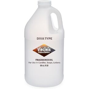 Diva Type Fragrance Oil (Our Version of The Brand Name) (64 oz Jug) for Candle Making, Soap Making, Tart Making, Room Sprays, Lotions, Car Fresheners, Slime, Bath Bombs