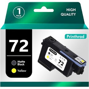 72 Printhead with New Updated Chips Compatible for HP Printers T610 T620 T770 T790 T1100 T1120 T1200 T1300 T2300 Printer Gray + Photo Black