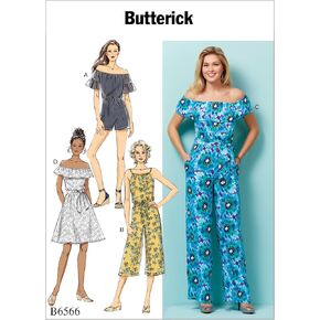 Butterick Patterns Misses' Petite Dress, X-Small/Small/Medium