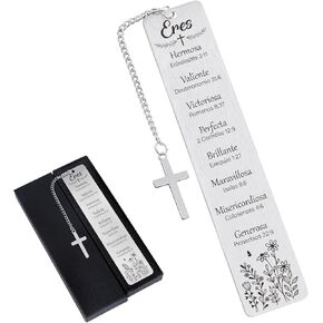 Inspirational Christian Bookmarks Gifts - Bible Verse Bookmark for Women Men, Scripture Faith Book Marks for Friends, Religious Thanksgiving Christmas Birthday Gifts for Book Lovers in Kuwait