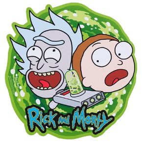 Rick & Morty - Gaming mouse pad - Gift mouse pad for office under official Rick and Morty license - 30 cm