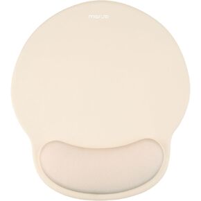 MOSISO Mouse Pad with Wrist Rest, Circle Curved Ergonomic Mouse Pad with Soft Cloth&Raised Memory Foam, Home Office Easy Typing Mousepad with Non-Slip Base for Computer Laptop, Antique Green