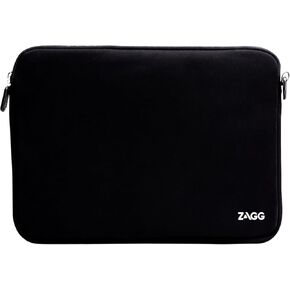ZAGG - 12 Inch Laptop Sleeve Case, Neoprene Tablet Soft Cover Bag Compatible with Google Chromebook, Google Notebook, Tablets up to 12-inches - Black