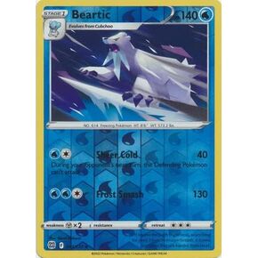 Beartic - 043/172 - Uncommon - Reverse Holo - Sword & Shield: Brilliant Stars