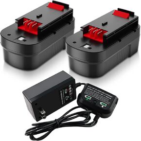 Upgraded to 3.6Ah Ni-Mh HPB18 Replacement for Balck and Decker 18 Volt Battery Compatible with Black and Decker 18V HPB18 244760-00 A1718 FS18FL FSB18 Firestorm 18 Volt Cordless Power Tools (Red) in Saudi Arabia