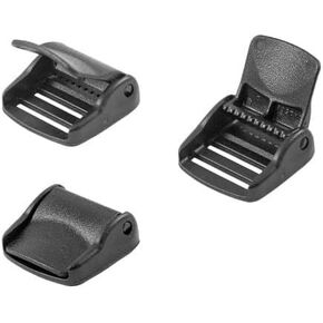 Zipperstop YKK 1" Inch YKK Cam Lock Lever Plastic Buckles - 10 Buckles Per Pack - Made In The United States