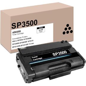 BUEGOO SP 3500 Toner Cartridge Black SP3500 406989 Compatible with Aficio SP 3500 3500DN 3500N 3500SF 3510 3510DN 3510SF Printer| 1 Pack