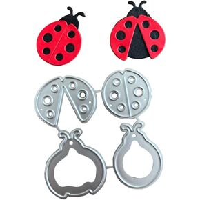 Ladybug Metal Cutting Dies Lady Beetle Dies Cut Stencils for DIY Scrapbooking Photo Decorative Embossing Paper Dies for Scrapbooking Card Making