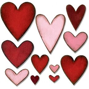 Sizzix Bigz Die 656334, Hearts, One Size