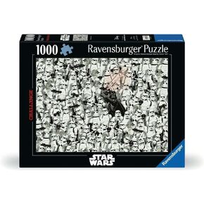 Ravensburger Star Wars 1000 Piece Challenge Puzzle | Unique Piece Design | Softclick Technology | Ideal Gift for Puzzle Enthusiasts
