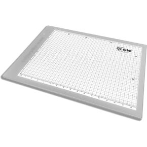 CUTTERPILLAR GLOW CLASSIC LED Light Board, with Translucent, Self-Healing Cutting Mat Light Box Tracing Pad w/Non-Slip Translucent Self-Healing Cutting Mat, 13" x 19" - Perfect for Quilters & Crafters
