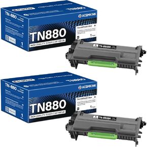 TN880 TN-880 Toner Cartridge Replacement for Brother TN-880 TN880 Super High Yield Toner Cartridge HL-L6200DW HL-L6400DW MFC-L6700DW MFC-L6800DW Printer Toner (2 Pack, Black)